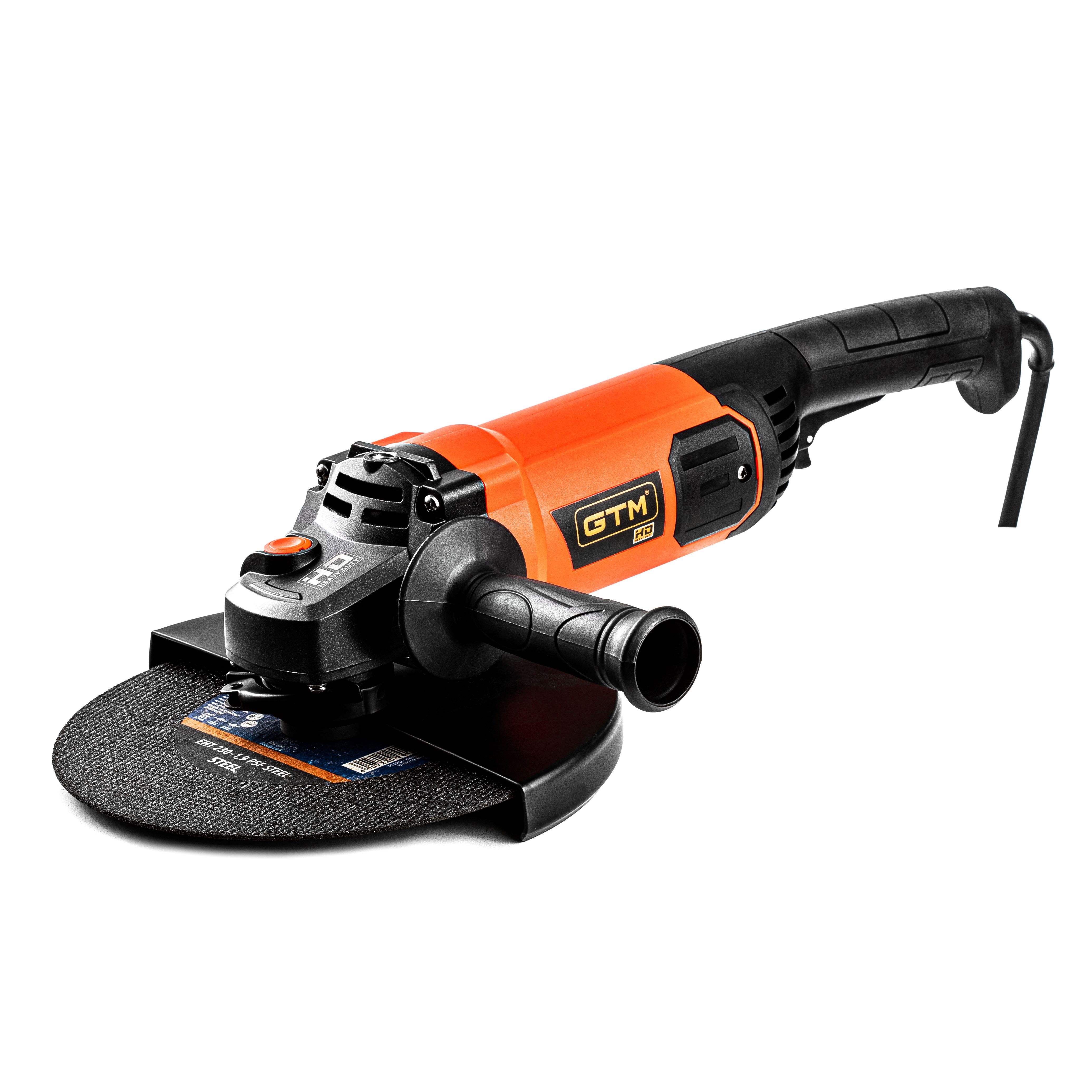 Кутова шліфмашина GTM 230мм AG230/2300HD 2300Вт